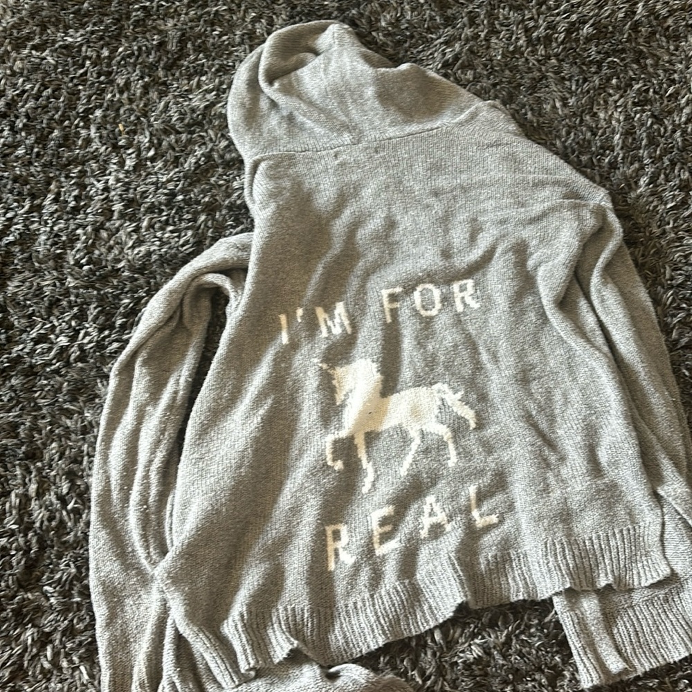 Hooded cardigan